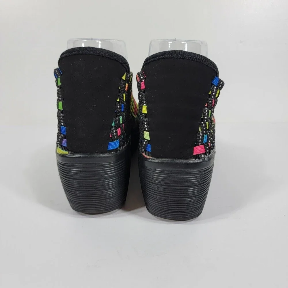 Serene Island Women's‎ Sovi Colorful Woven Shoes Platform Sole Wedge Size…